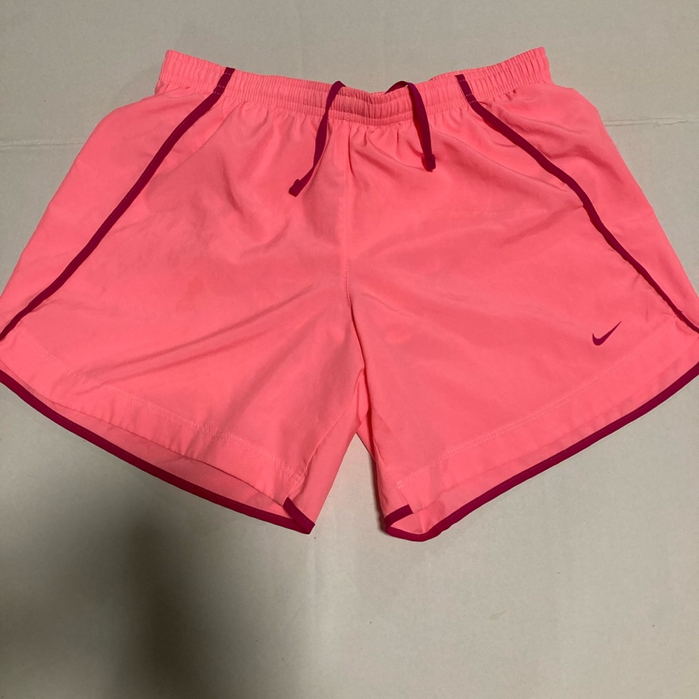 Pink Nike shorts that are XL
